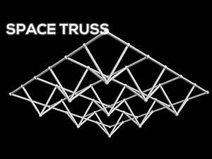 3DS MAX SPACE TRUSS Modelling Tutorial ENG SUB - درس عمل جمالونات بإسخدام ثري دي ماكس