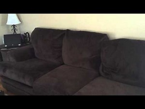 Bobs discount furniture microfiber couch review