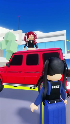 Officer tried to arrest me, but I found a way out with the Sea Lion Trend 😂😂 #roblox #robloxshorts