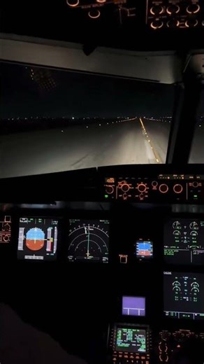 Airbus Takeoff At Night | Best cockpit Take-off video | Pilots POV 🛫 #pilot #cockpit #takeoff #night