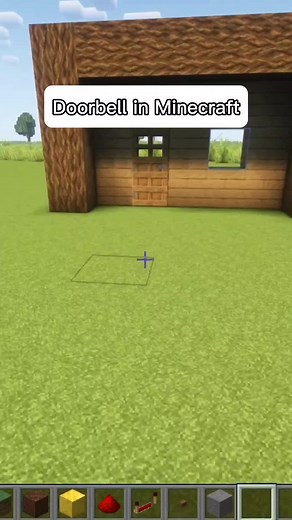 How to Make a Working Doorbell in Minecraft Tutorial