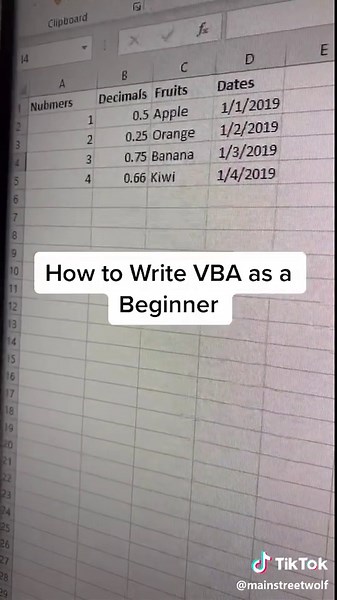 Excel VBA Coding Tutorial for Beginners