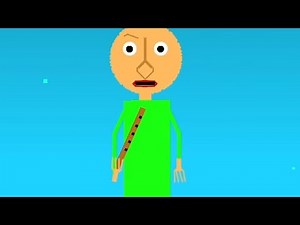 PLAYING BALDI'S BASICS LEVELS IN GEOMETRY DASH...