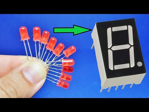 How to Make Homemade Large 7 Segment Display
