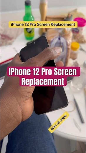 Iphone 12 pro screen replacement. #iphone12pro #iphonescreenreplacement #iphone12proscreen #fypシ゚