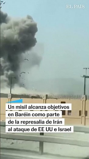 Guerra Estados Unidos Irán: El momento de un bombardeo de Teherán contra Baréin #shorts
