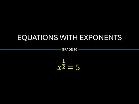 Equations with a Base of a Variable | Grade 10 Mathematics Explained Step-by-Step