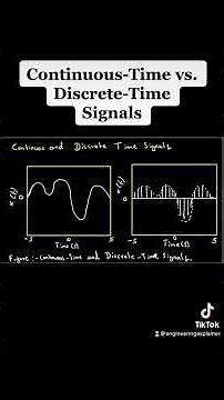 Continuous-Time vs. Discrete-Time Signals