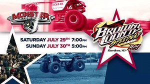 The Monster Truck Nationals return July 29th-30th only at Brown County Speedway in Aberdeen, SD TroyNeuendorf Todd Neuendorf | Brown County Speedway