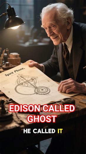 Why Thomas Edison Tried to Call the DEAD 📞#Shorts #ThomasEdison #SpiritPhone #CreepyHistory