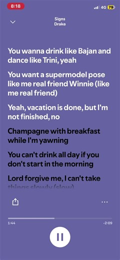 signs by drake • 18.1.26 ~ read my bio #fyp #blowup #goviral #lyricsforyou #spotifywrapped