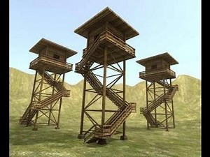 Wooden Watch Tower