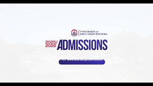 5.5K views · 188 reactions | The University of Education, Winneba invites applications from suitably qualified candidates for admission into its programmes for the 2025/2026 academic year. https://uew.edu.gh/admissions/apply #uewtotheworld #UEW #radiowindybaytotheworld #radiowindybay #AdmissionsOpen #admissionsopen2025_26 #uewadmissions #viralpost2025シ #trendingnow | Radio Windy Bay 98.3 FM | Facebook