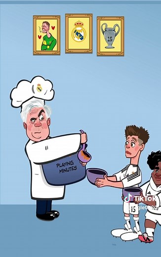 #laliga#uefa#fcbarcelona#hansiflick#lamineyamal#realmadrid#ancelloti#coaches#football#soccer#cartoon#arda#endrick