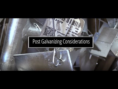 Hot-Dip Galvanized Steel Coating Appearance: Post Galvanizing