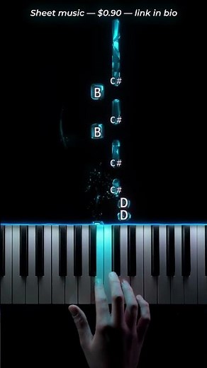 How to play Bauklötze from Attack on Titan #easy #piano #tutorial