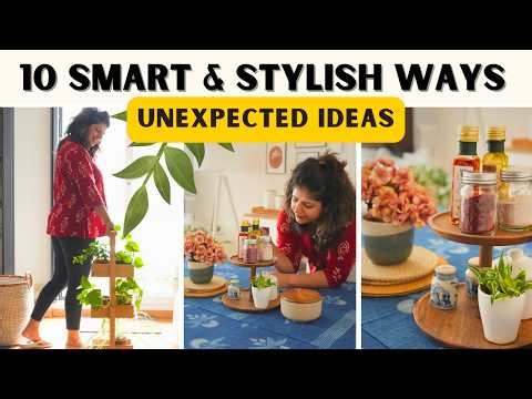 Different Ways to use items at home | Mini Indoor Garden, Easy Decor & Storage Tips