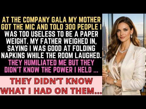 My Mother Called Me Useless In Front Of EVERYONE At The Company Gala. She Didn't Know Who I Was...