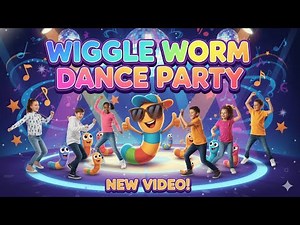 Wiggle Worm Dance Party for Kids | Brain Break Movement & Fun Exercise for the classroom!
