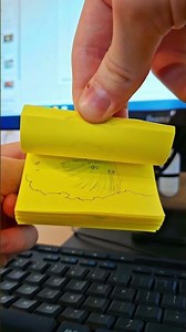 Flip book animation stick people fight #animation