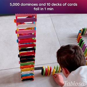 6.4K views · 31 reactions | It took the guy 3 days to build a domino line | Tips & Tricks | Facebook