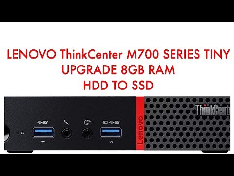 How to Upgrade RAM & SSD Lenovo ThinkCenter M700 series Tiny Disassembly