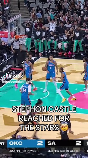 Stephon Castle's Incredible High Jump Highlights