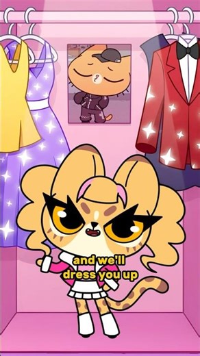 Fifi and Simba LIVE TOGETHER?!😱 #simbochka #simba #animation #cat