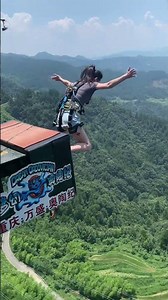 Bungee Jumping With Rope In Beautiful Place:Asmr Bungee Jumping