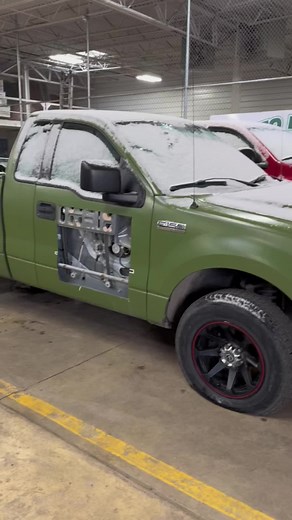 Upgrading a Ford F-150 with Manual Windows using Dodge Ram Parts