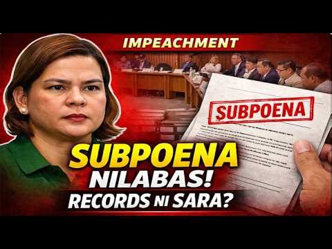 Hindi Dumalo sa Hearing si Sara Duterte — Committee Naglabas ng Subpoena!