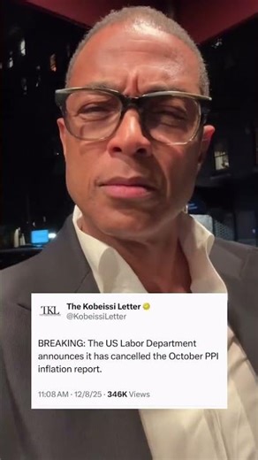 BREAKING: Labor Department cancels October PPI inflation report after shutdown. Thoughts?