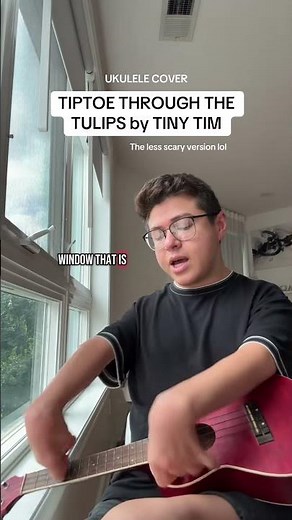 How I Play Ukulele with a Disability: Tiptoe Through The Tulips Cover