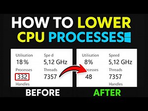 How To Get LOWER PROCESSES on Windows! (0 INPUT DELAY & MORE FPS)