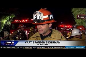 5.5K views · 47 reactions | LAFD Capt Branden Silverman gives update on massive fire in Bel-Air | Los Angeles Fire Department | Facebook