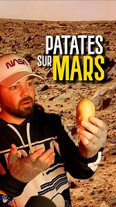 Faire pousser des patates sur Mars avec son caca, comme dans Seul sur Mars… Science crédible ou délire Hollywood ? Dans cette vidéo, on décortique la scène scientifiquement : • le sol martien est toxique • les excréments humains ne sont pas utilisables tels quels • la NASA a vraiment testé la culture de patates • et pourquoi une serre pressurisée est indispensable l’idée est plausible, mais le film simplifie énormément la réalité. #science #espace #mars #astronomie #nasa #exploration_spatiale #v