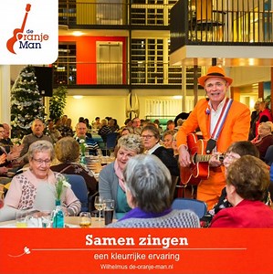 liedjes voor senioren en ouderen - liedjes van vroeger - de Oranje Man