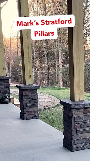 9K views · 122 reactions | This pillar project by one of our customers is incredible!  #genstone #homeimprovementproject #diyproject #homeimprovementideas #stonepillars | GenStone | Facebook