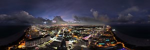 Sunset / Night South Beach, Miami Beach, Florida 360 Panorama | 360Cities