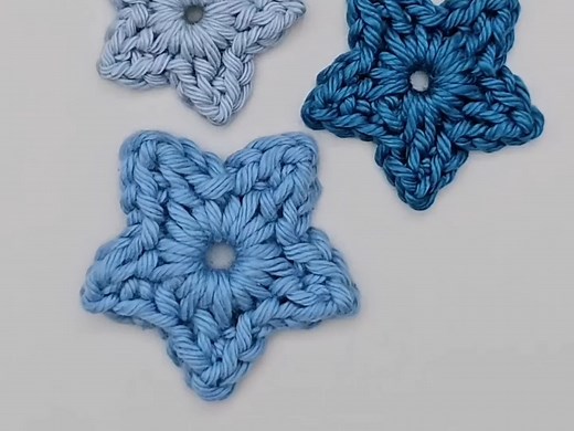 【钩针搬运】twinkle star闪闪星星钩针方法 惊艳基础款