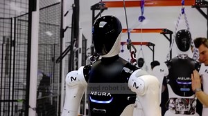 36K views · 206 reactions | AI robots may soon be able to help with taking out the trash and any other mundane chores you can think of. NEURA Robotics CEO David Reger says robot 4NE-1 'should be able to do things which we don't like to do.' | Reuters | Facebook