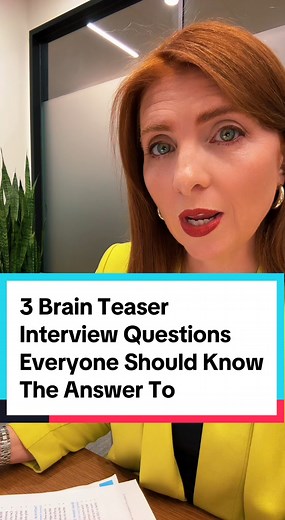 www.TheInterviewology.com You should be able to answer these 3 common brain teaser interview questions ahead of your next job interview but if you can’t, bookmark this video and record yourself answering these questions. The fastest way to get better at interviewing is to practice. 3 Brain Teaser Interview Questions everyone should know the answer to 1- Why are manhole covers round? *So they don’t fall in on themselves. 2- How many taxicabs are there in New York City? *There is no right answer t