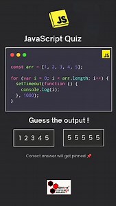 🧠 Think you’re a JavaScript GENIUS? 💻 Test your skills with this TRICKY quiz! 🤔 Drop your answer in the comments below 👇 and tag a coder buddy to challenge them! 🔥 Let’s see who’s the ultimate JS ninja! 🥷 #CodeLife #JavaScriptQuiz #TechTok #html #css #frontend #100daysofcode #ProgrammerHumor #ReelItCode #shivaconceptsolution | Shiva Concept Solution