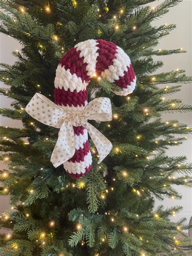 Candy Cane Crochet Pattern - Etsy