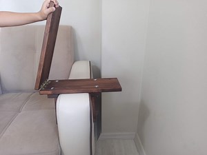 Foldable Pine Wood Couch Armrest Tray Table - Etsy