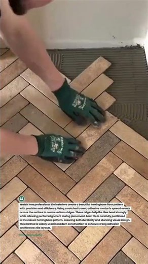 Perfect Herringbone Tile Installation Made Easy #tiling #construction #tools