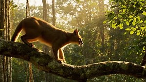 Discover fun facts in this documentary about the fossa, a powerful hunter with cat like agility and sharp senses built for chasing lemurs through the treetops. This original video was produced by Network Media, LLC and Eric B. | Artfully Imagined