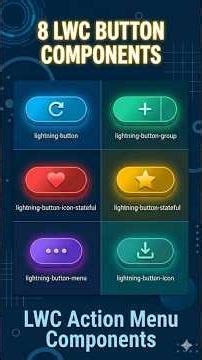 SF LWC lightning-button-group, icon, stateful, menu, click-to-dial & flow | Action Menu Components