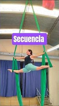 aerial silks sequence #aerialsilks #acrobatics #aerial #tutorial #circus