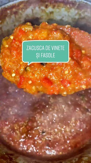 Rețetă de Zacuscă de Vinete și Fasole delicioasă